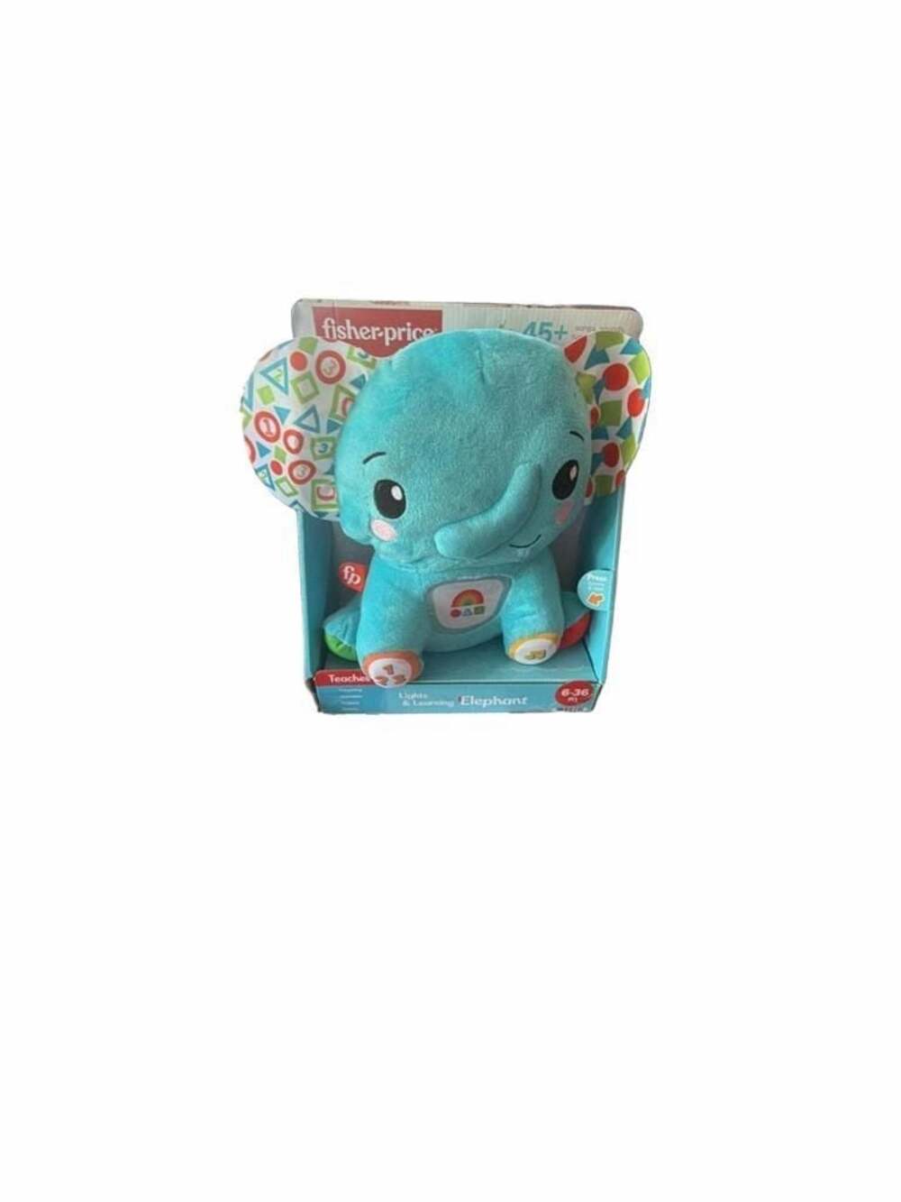 Fisher-Price Lights & Learning Elephant Musical Plush Toy